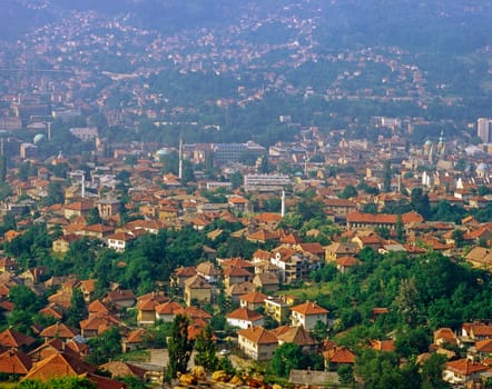 View of Sarajevo, Bosnia-Herzegovina