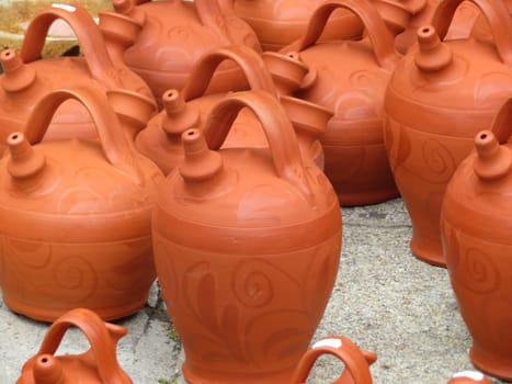 beautiful clay vessels handmade classic ancient art industry