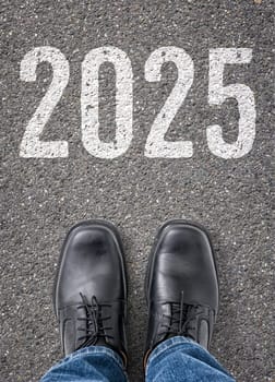 Text on the floor - 2025