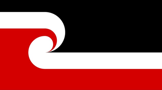 A Tino Rangatiratanga Flag of the Maori sovereignty movement background illustration