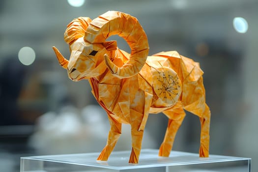 Intricate origami that requires a lot of effort can turn ordinary paper into beautiful artwork that can be displayed on a stand in a gallery. (Aries for those born between March 21 – April 19)