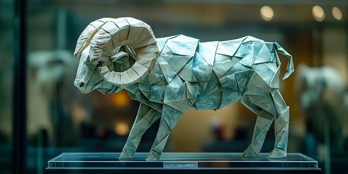 Intricate origami that requires a lot of effort can turn ordinary paper into beautiful artwork that can be displayed on a stand in a gallery. (Aries for those born between March 21 – April 19)