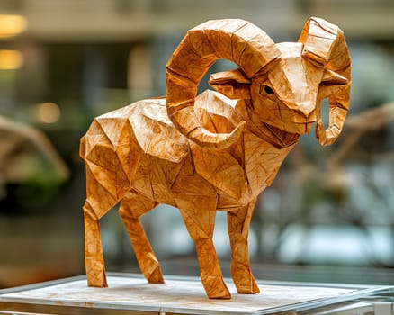 Intricate origami that requires a lot of effort can turn ordinary paper into beautiful artwork that can be displayed on a stand in a gallery. (Aries for those born between March 21 – April 19)
