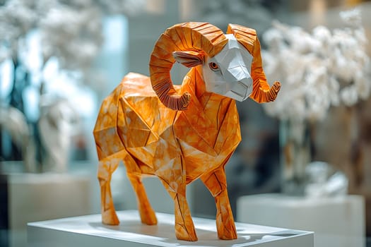 Intricate origami that requires a lot of effort can turn ordinary paper into beautiful artwork that can be displayed on a stand in a gallery. (Aries for those born between March 21 – April 19)