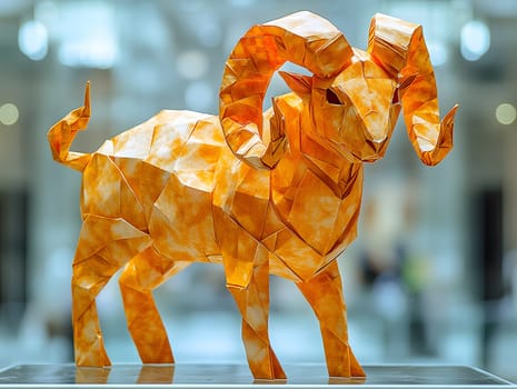 Intricate origami that requires a lot of effort can turn ordinary paper into beautiful artwork that can be displayed on a stand in a gallery. (Aries for those born between March 21 – April 19)