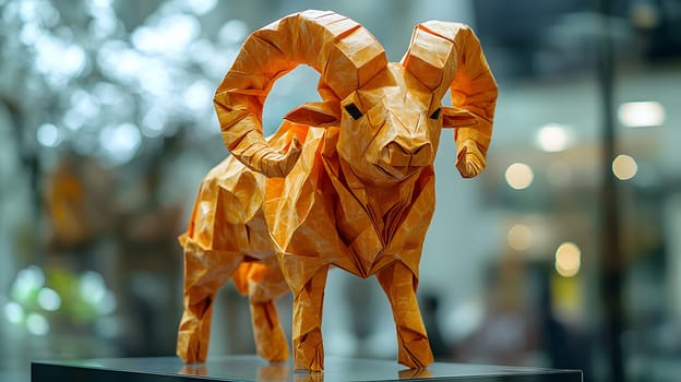 Intricate origami that requires a lot of effort can turn ordinary paper into beautiful artwork that can be displayed on a stand in a gallery. (Aries for those born between March 21 – April 19)