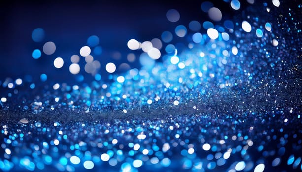 glimmering blue cobalt metal particles useful as a background