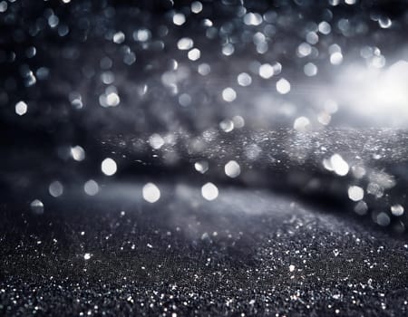 glimmering silver metal particles useful as a background