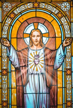 Jesus Christ light. Symbol of love, faith, peace, spiritual resurrection