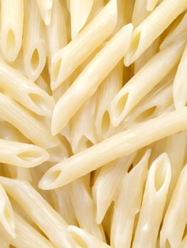 Italian Alfredo Spahetti Pasta. Creamy Penne and spaghetti Food lunch meal