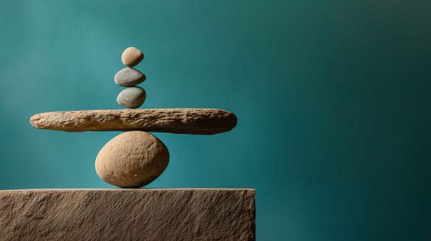 A creative visual representation of the work-life balance, highlighting harmony and equilibrium between professional responsibilities and personal well-being. This balanced design inspires mindfulness and the importance of maintaining a fulfilling and sustainable lifestyle.