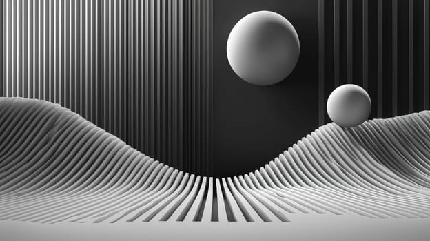 A sleek, modern, monochromatic 2D design crafted for PowerPoint slides. The clean and minimalist aesthetic enhances professionalism and readability, featuring subtle gradients and geometric patterns for a visually appealing yet unobtrusive backdrop. Perfect for presentations that require a sophisticated and modern look.