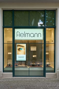Store of the Fielmann Group AG, the German optician Fielmann in the city center of Erfurt, Germany