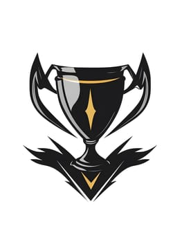 gold trophy cup winning win achievement winner icon logo symbol