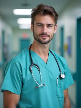 Portrait of the male doctor