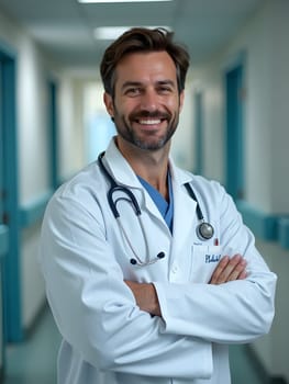 Portrait of the male doctor