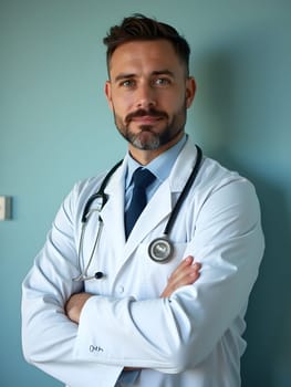Portrait of the male doctor