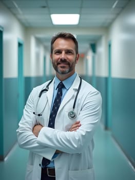Portrait of the male doctor