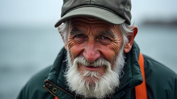 Portrait of the old fisherman