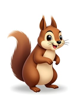 Closeup of the funny squirrel