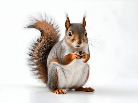 Closeup of the funny squirrel
