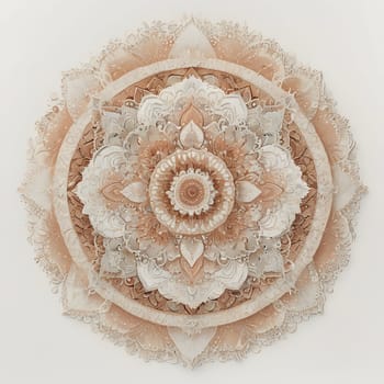 Closeup of the beautiful mandala