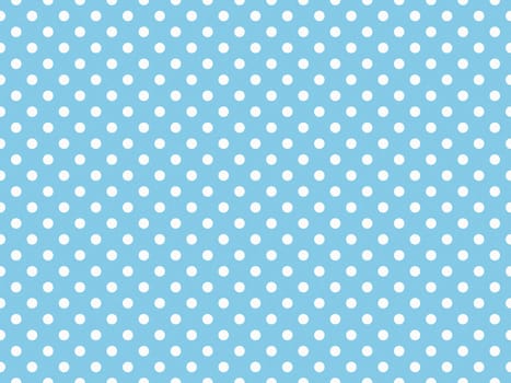 texturised white colour polka dots pattern over sky blue useful as a background