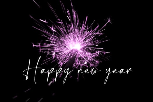Luxury entertainment celebration turn of the year party time. Premium nightlife visual with glowing light sparks on dark background.
