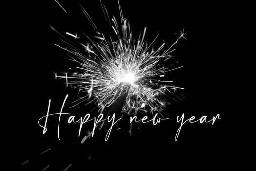 Luxury entertainment celebration turn of the year party time. Premium nightlife visual with glowing light sparks on dark background.