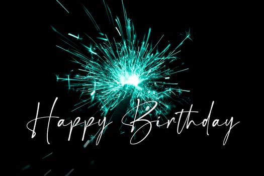Entertainment celebration party time from january to december. Premium nightlife visual with glowing light sparks on dark background.