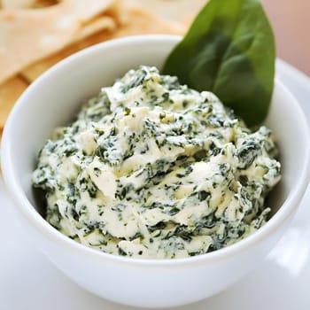 Green Fresh Creamy riccota cheese spinach homemade Healthy Vegan Food