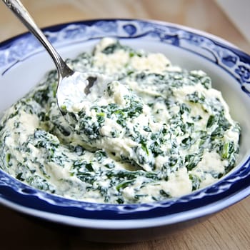 Green Fresh Creamy riccota cheese spinach homemade Healthy Vegan Food