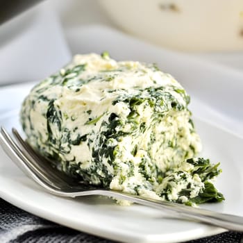 Green Fresh Creamy riccota cheese spinach homemade Healthy Vegan Food