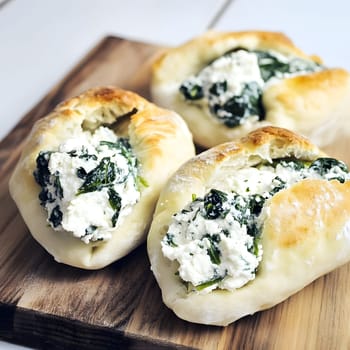 Green Fresh Creamy riccota cheese spinach homemade Healthy Vegan Food