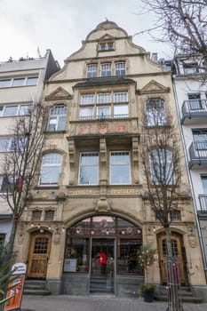 denkmalgeschützte Adler-Apotheke, Rheinland-Pfalz, Deutschland, Bad Neuenahr