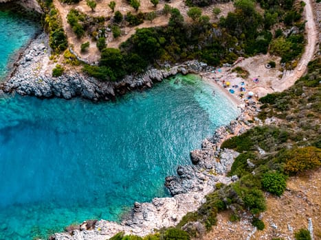 Climati beach, on the coast of Zakynthos, Greece.