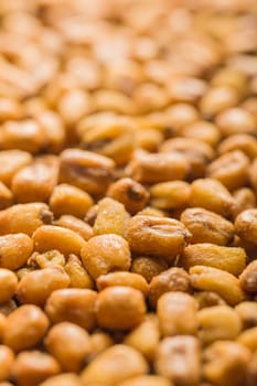 A roasted salted corn snack.