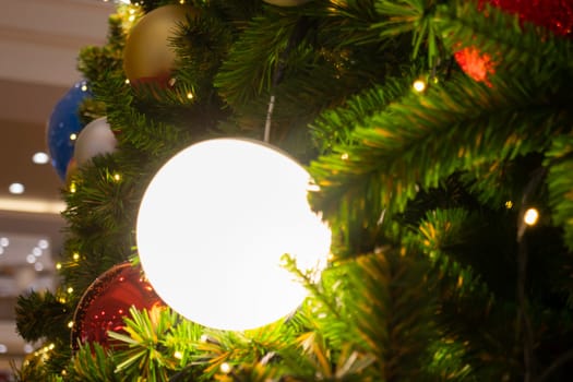 Christmas background and new year still life festive decoration, stock photo