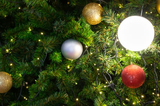 Christmas background and new year still life festive decoration, stock photo