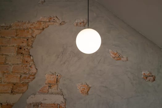 A nice antique coffee shop with vintage bricks wall, stock photo