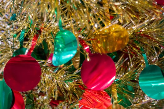 Christmas background and new year still life festive decoration, stock photo