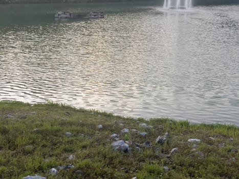Landscape summer season in the public park, stock photo