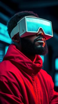 1980s theme aimed at the African-American community. AI generative.