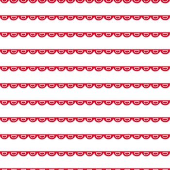 Seamless geometric pattern. Hand painted doodles in red and white. Graphic design element for web sites, stationary printables, fabric, scrapbooking etc.