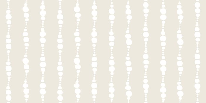 Seamless geometric pattern. Waves and circles in black and white. Vector illustration