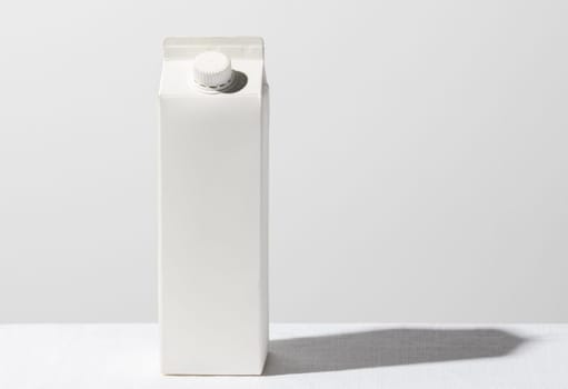 front view milk carton with copy space