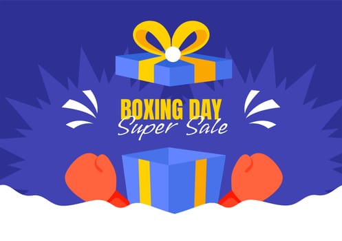Hand Drawn Boxing Day Deals Templates for Social Media Backgrounds