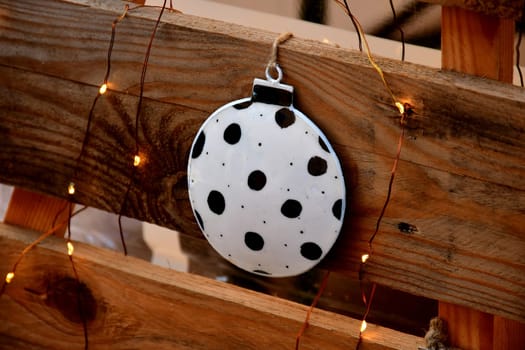 Christmas ball at a German Christmas market