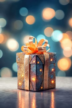 A closeup of a present - AI generated