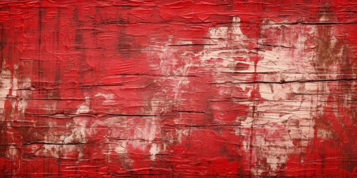 A vintage grungy red background texture - AI generated